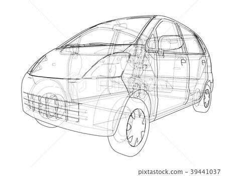 Concept car blueprint 39441037