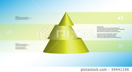 3D illustration infographic template  39441198