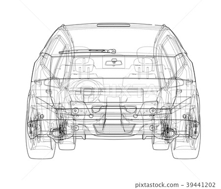 Concept car blueprint Concept car blueprint 39441202