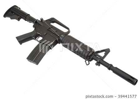 CAR-15 carbine isolated on a white background 39441577