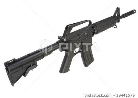 CAR-15 carbine isolated on a white background CAR-15 carbine isolated on a white background 39441579
