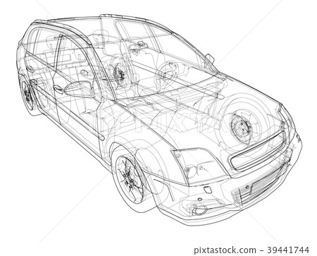 Concept car blueprint 39441744