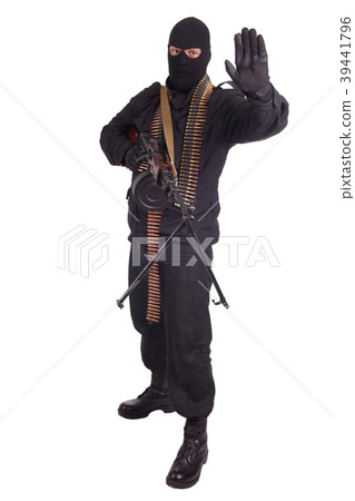 mercenary with RPD 44 machine gun 39441796