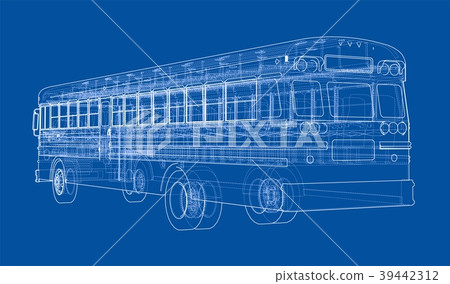 School bus outline 39442312