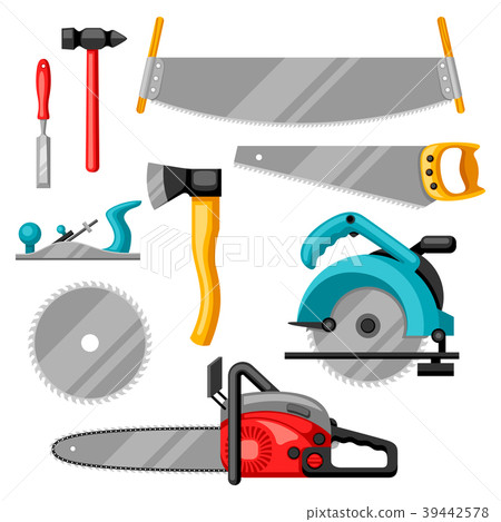 Set of equipment and tools for forestry and lumber 39442578