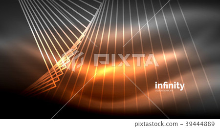Shiny straight lines on dark background, techno Shiny straight lines on dark background, techno 39444889