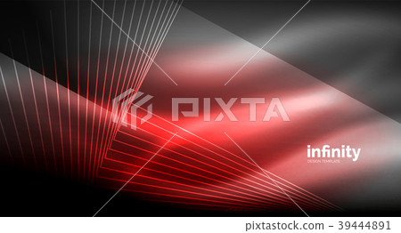Shiny straight lines on dark background, techno Shiny straight lines on dark background, techno 39444891