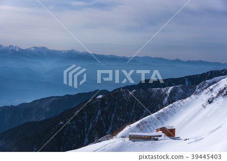 View of the Southern Alps from Senjojiki Curl 39445403