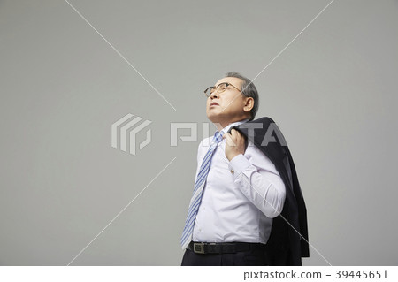 商業，運氣，高級，晚年，老人，韓國人 39445651