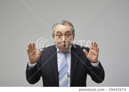 Business, luck, senior, old age, old man, Korean 39445674