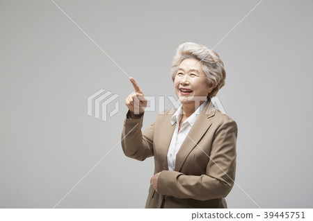 商業，運氣，高級，晚年，老人，韓國人 39445751