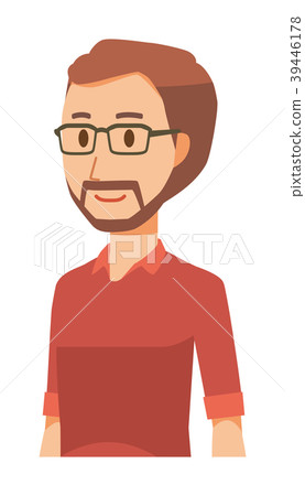 戴眼鏡走的有鬍子的人 39446178