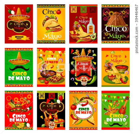 Cinco de Mayo greeting card for mexican festival Cinco de Mayo greeting card for mexican festival 39446467