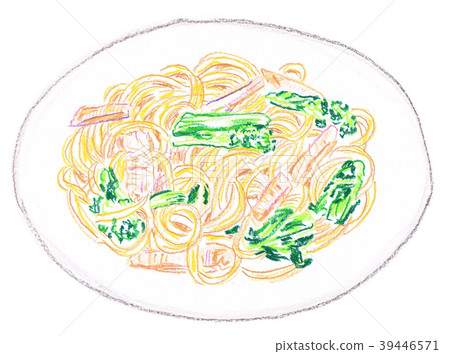 Spaghetti of rape blossoms 39446571