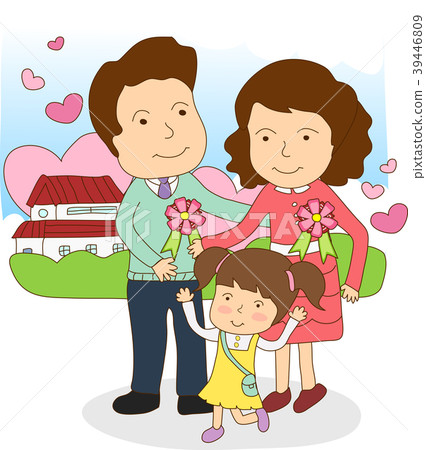 Parents illustration, vector, illustration - Stock Illustration ...