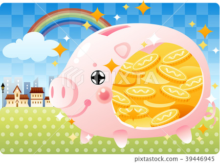 Savings Illustrations, Vector, Illustration 39446945