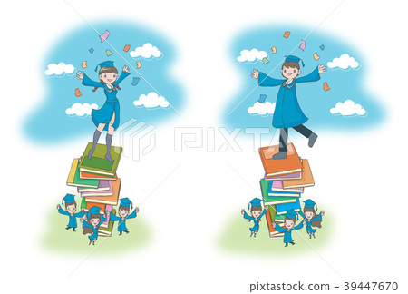 畢業例證,傳染媒介,例證 畢業例證,傳染媒介,例證 39447670