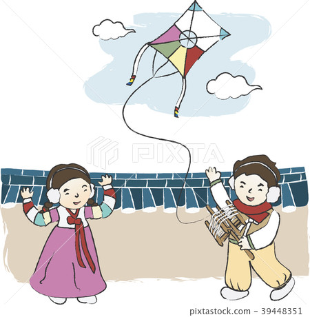 New Year illustrations, vector, illustration 39448351