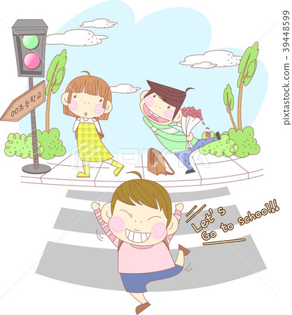New school illustration, vector, illustration New school illustration, vector, illustration 39448599