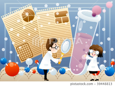 Science illustrations, vector, illustration Science illustrations, vector, illustration 39448813