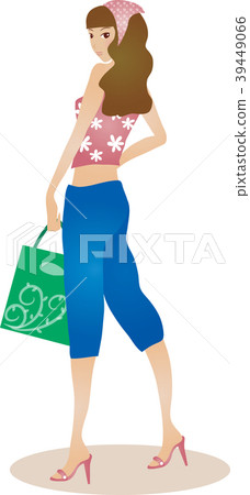 Shopping illustration, vector, illustration 39449066
