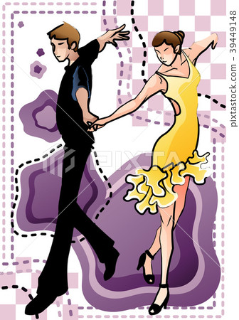 炫耀跳舞例證,傳染媒介,例證 炫耀跳舞例證,傳染媒介,例證 39449148