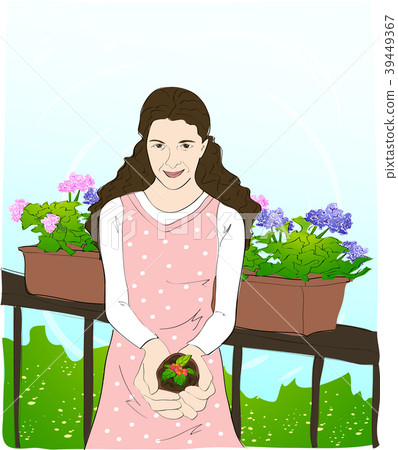 Spring illustration, vector, illustration Spring illustration, vector, illustration 39449367