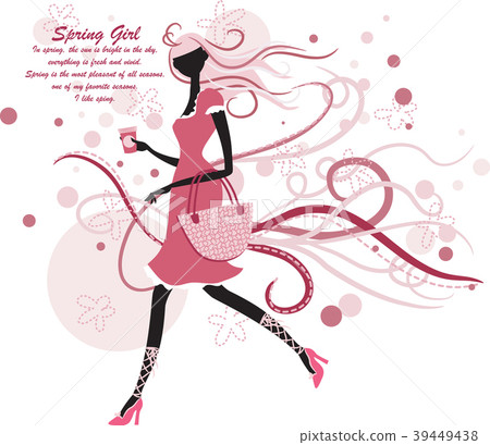 Spring illustration, vector, illustration Spring illustration, vector, illustration 39449438