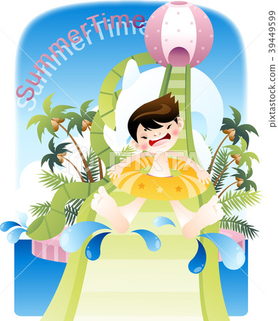 Summer illustration, vector, illustration Summer illustration, vector, illustration 39449599