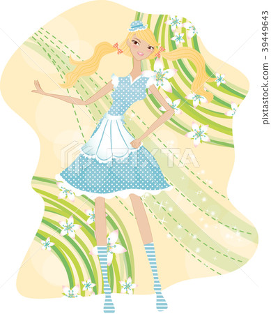 Spring illustration, vector, illustration Spring illustration, vector, illustration 39449643