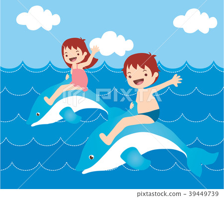 Summer illustration, vector, illustration 39449739