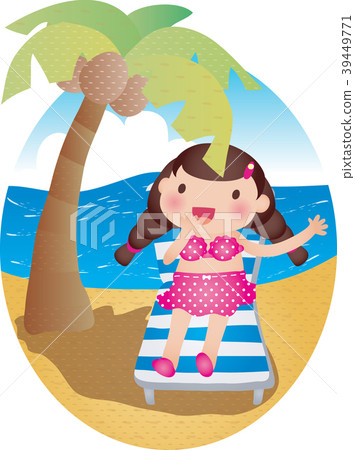 Summer illustration, vector, illustration Summer illustration, vector, illustration 39449771