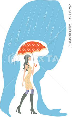 Summer illustration, vector, illustration 39449792