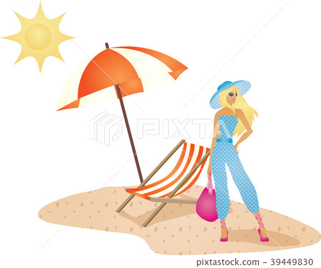 Summer illustration, vector, illustration Summer illustration, vector, illustration 39449830