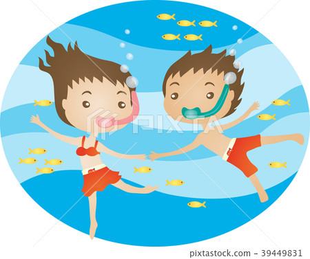 Summer illustration, vector, illustration Summer illustration, vector, illustration 39449831