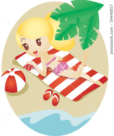 Summer illustration, vector, illustration Summer illustration, vector, illustration 39449857