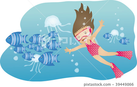 Summer illustration, vector, illustration Summer illustration, vector, illustration 39449866