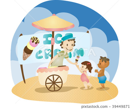 Summer illustration, vector, illustration 39449871