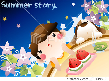 Summer illustration, vector, illustration Summer illustration, vector, illustration 39449898