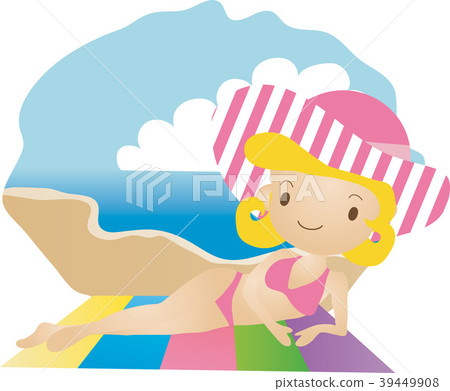 Summer illustration, vector, illustration Summer illustration, vector, illustration 39449908