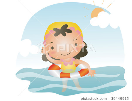 Summer illustration, vector, illustration Summer illustration, vector, illustration 39449915
