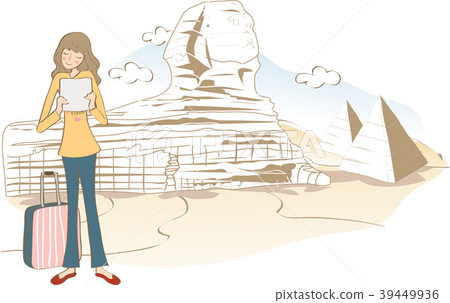 Travel illustration, vector, illustration 39449936