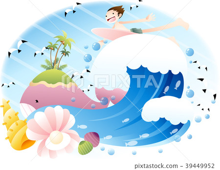 Summer illustration, vector, illustration 39449952