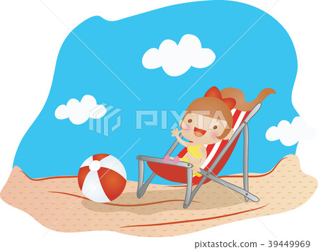 Summer illustration, vector, illustration 39449969