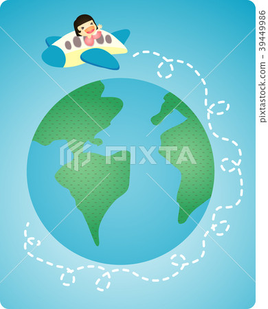 Travel illustration, vector, illustration 39449986