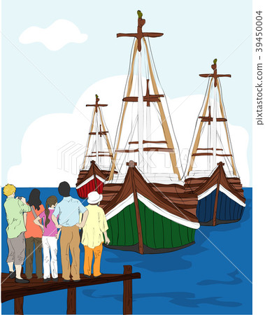 Travel illustration, vector, illustration Travel illustration, vector, illustration 39450004