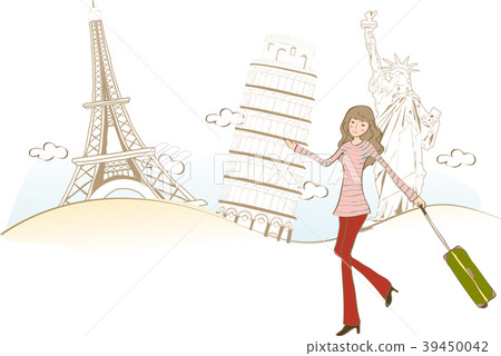 Travel illustration, vector, illustration Travel illustration, vector, illustration 39450042