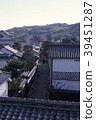 Townscape of Kurashiki and rickshaw 39451287