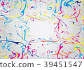 Color with a splash on background 39451547