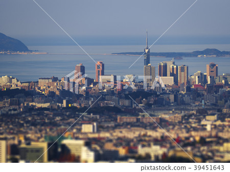 Landscape of Fukuoka city, Japan 39451643
